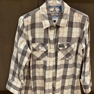 Superdry Denim Goods Plaid Shirt/Size M